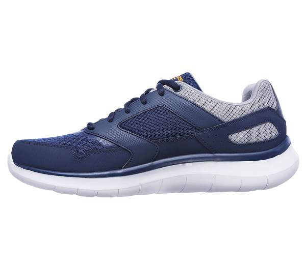 Skechers Men Relaxed Fit: Quantum Flex - Hudzick Navy/Gray