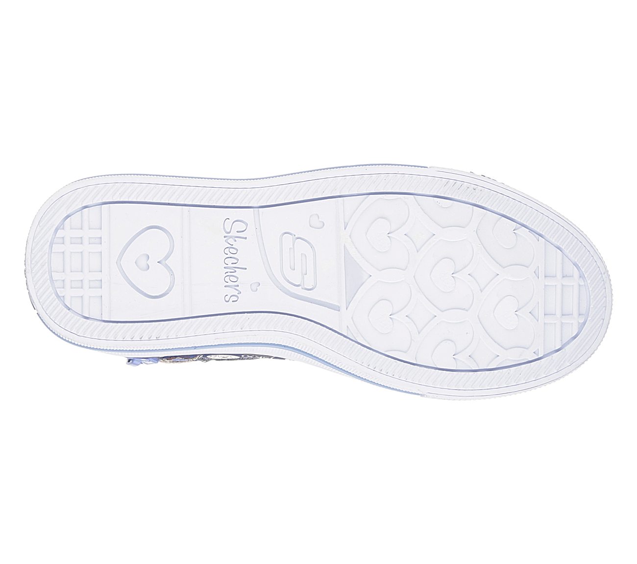 Skechers Girls Twinkle Toes: Shuffles - Giggle Glam Navy/Gold