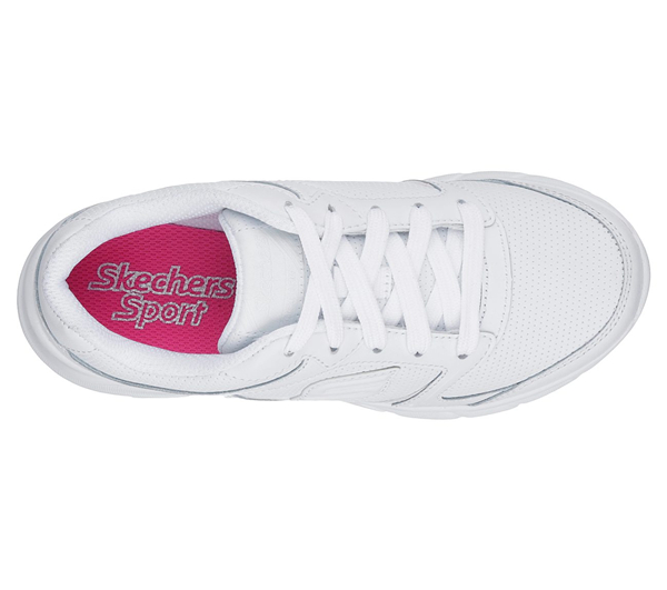 Skechers Girls Spirit Sprintz - Scholar Sprintz White