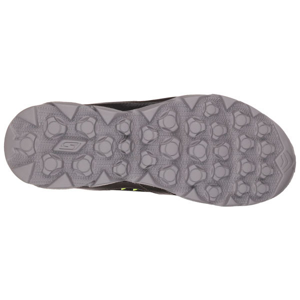 Skechers Men Extra Wide Fit (4E) Shoes - Ultra Black/Lime