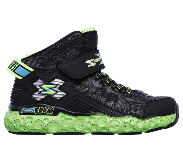 Skechers Boys Skech-X: Cosmic Foam Black/Lime