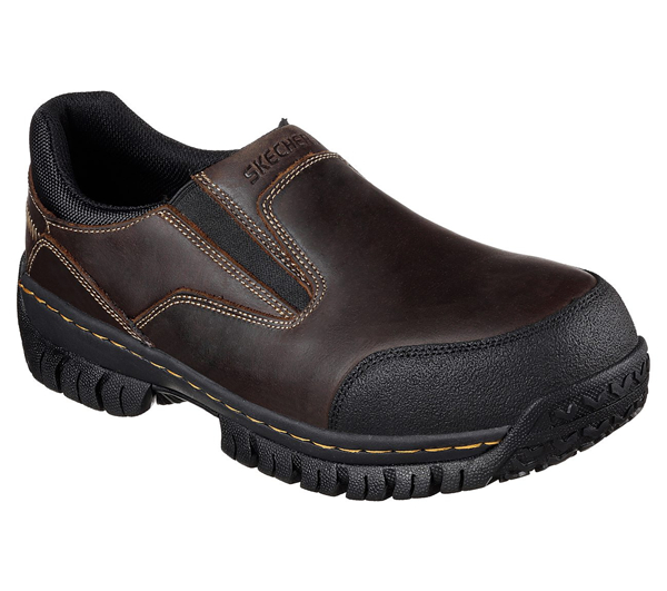 Skechers Men Work: Relaxed Fit Hartan - Ponus Dark Brown