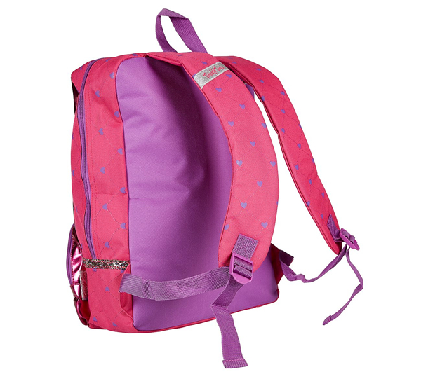 Skechers Girls Twinkle Toes: All My Heart Nap Backpack Pink