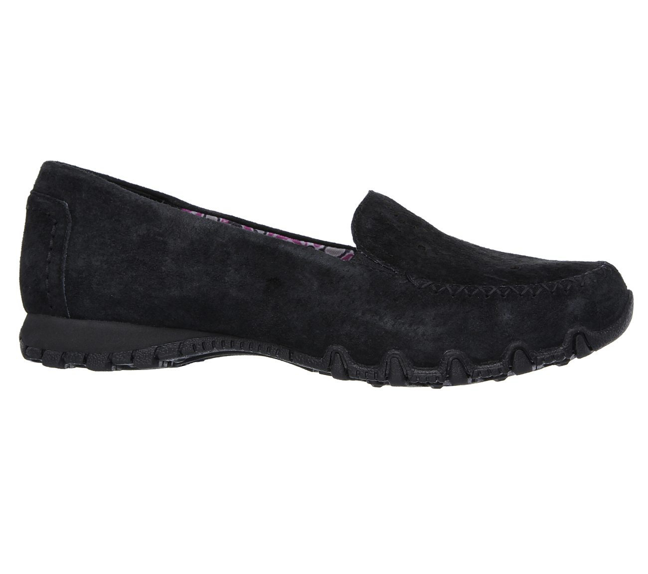 Skechers Women Relaxed Fit: Bikers - Traffic Black
