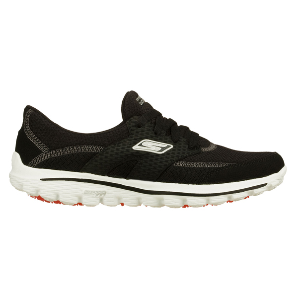 Skechers Women GOwalk 2 Golf - Fairway Black/White