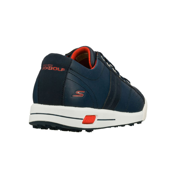 Skechers Men Extra Wide Fit (4E) Shoes - Wedge Navy/Red