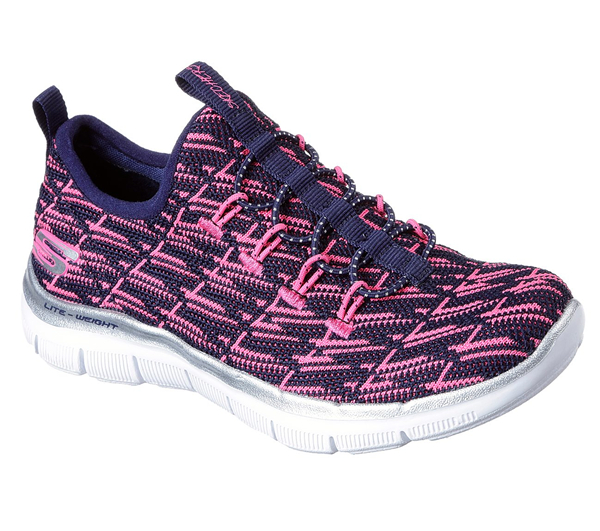Skechers Girls Skech Appeal 2.0 - Insights Navy/Neon Pink