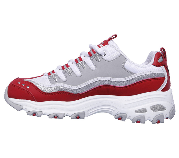 Skechers Women D'Lites - New Retro Red/White