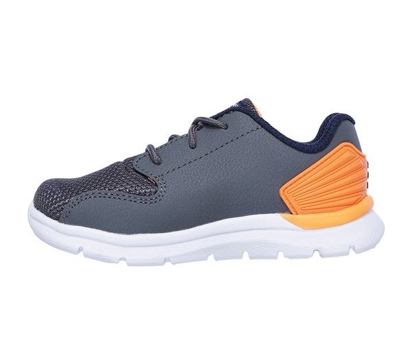 Skechers Boys Skech-Lite - Micropower Charcoal/Orange