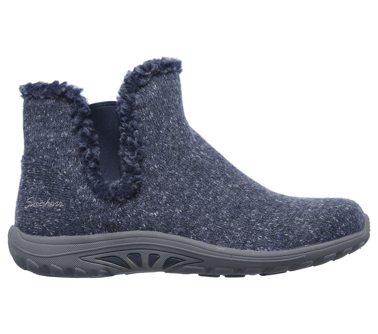 Skechers Women Relaxed Fit: Reggae Fest - Speckled Navy