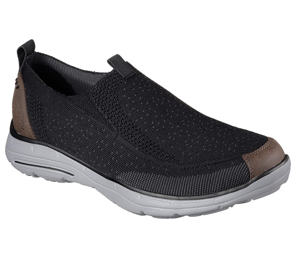 Skechers Men Relaxed Fit: Glides - Larven Black