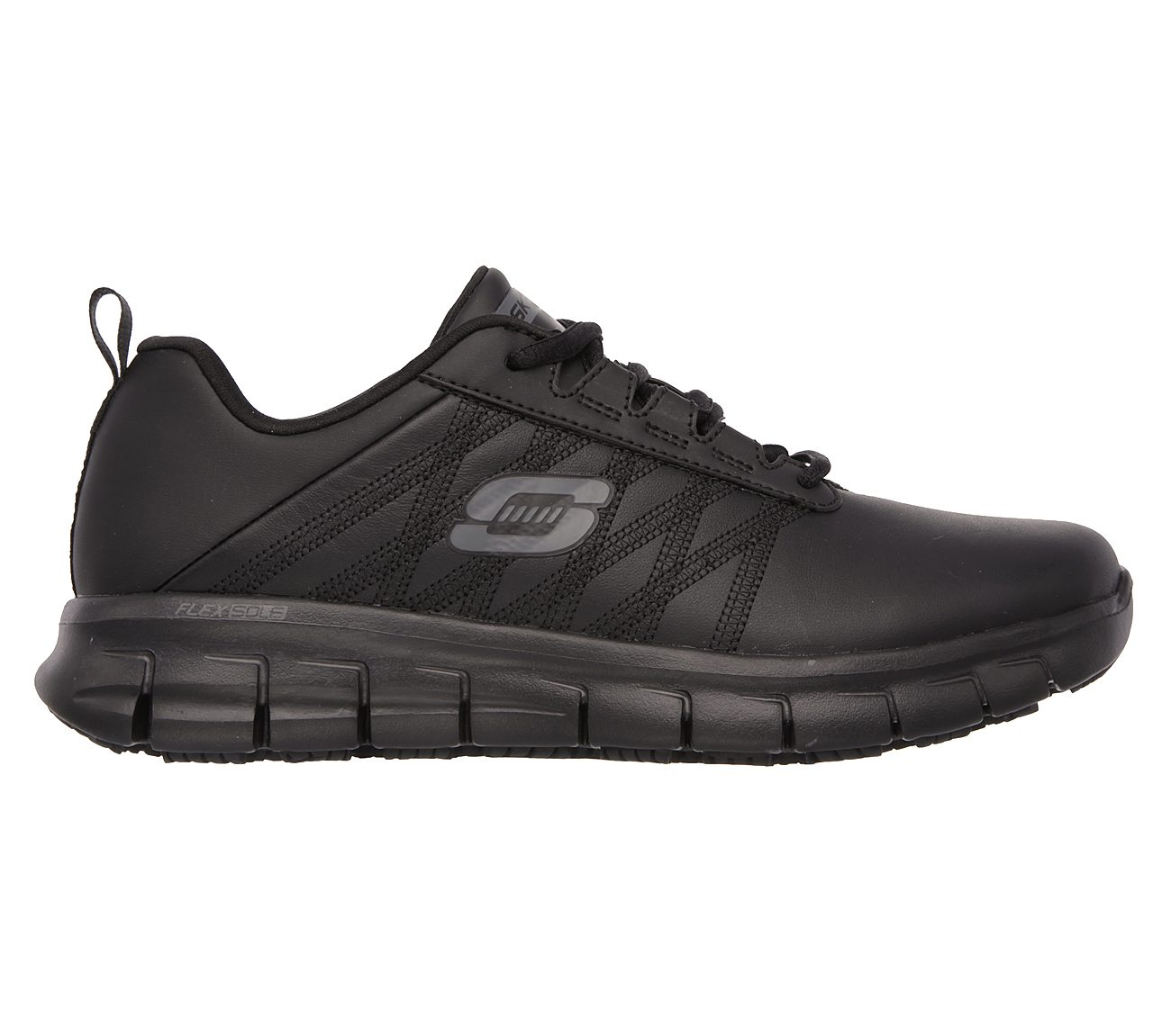 Skechers Women Work Relaxed Fit: Sure Track - Erath Black