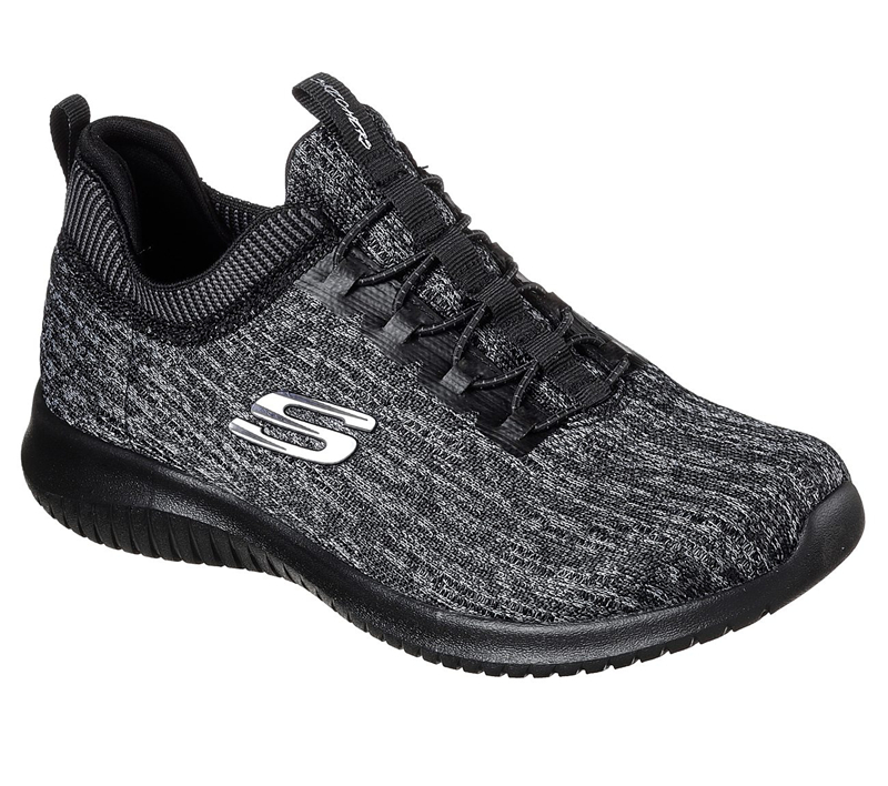 Skechers Women Ultra Flex - Bright Horizon Black/Charcoal