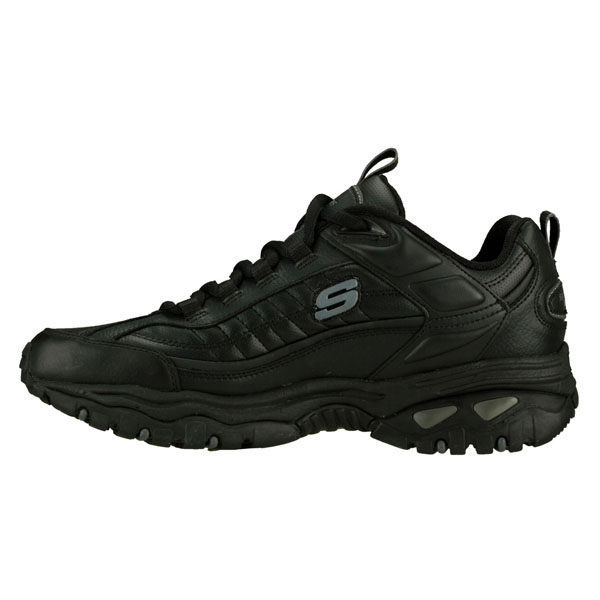 Skechers Men Wide Fit (2E) Shoes - Black