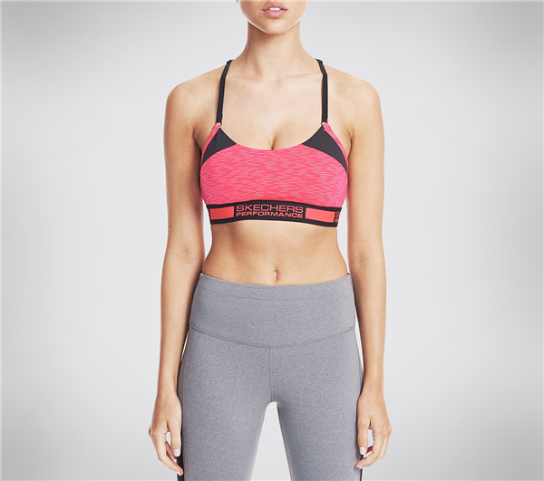 Skechers Women Paradise Bra Top Neon Pink