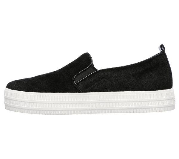 Skechers Women Double Up - Faux Real Black