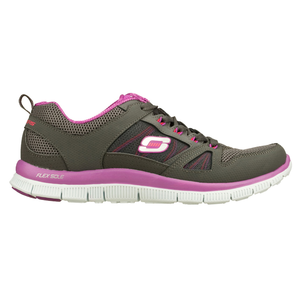 Skechers Women Flex Appeal - Spring Fever Charcoal/Purple