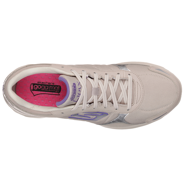 Skechers Women GOwalk 2 Golf - Lynx LT Natural/Purple