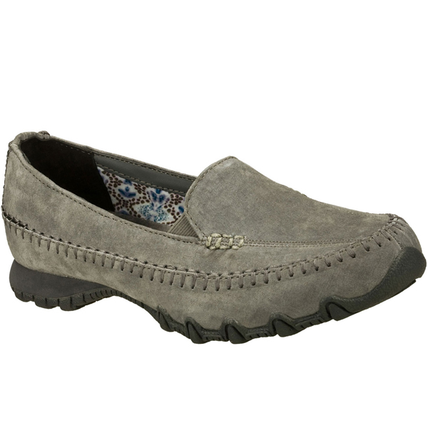 Skechers Women Relaxed Fit: Bikers - Pedestrian Charcoal