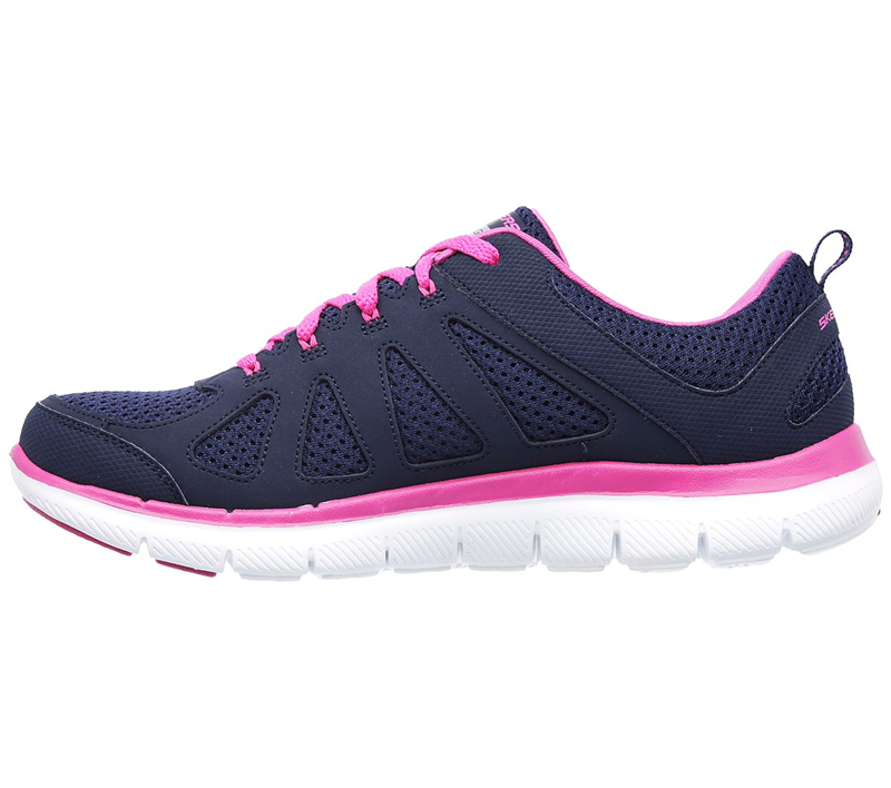 Skechers Women Flex Appeal 2.0 - Simplistic Navy/Hot Pink