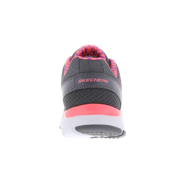 Skechers Women Relaxed Fit: Skech-Flex Charcoal/Coral