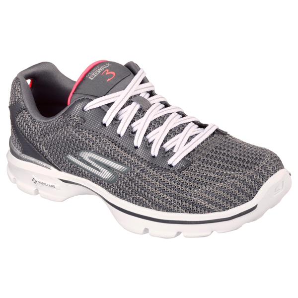 Skechers Women GOwalk 3 - Fitknit Charcoal