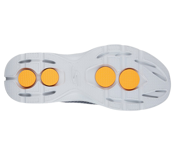 Skechers Men GOwalk 4 - Expert Charcoal/Orange