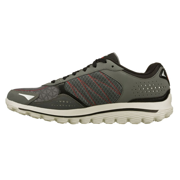 Skechers Men Extra Wide Fit (4E) Shoes - Lynx Charcoal/Black