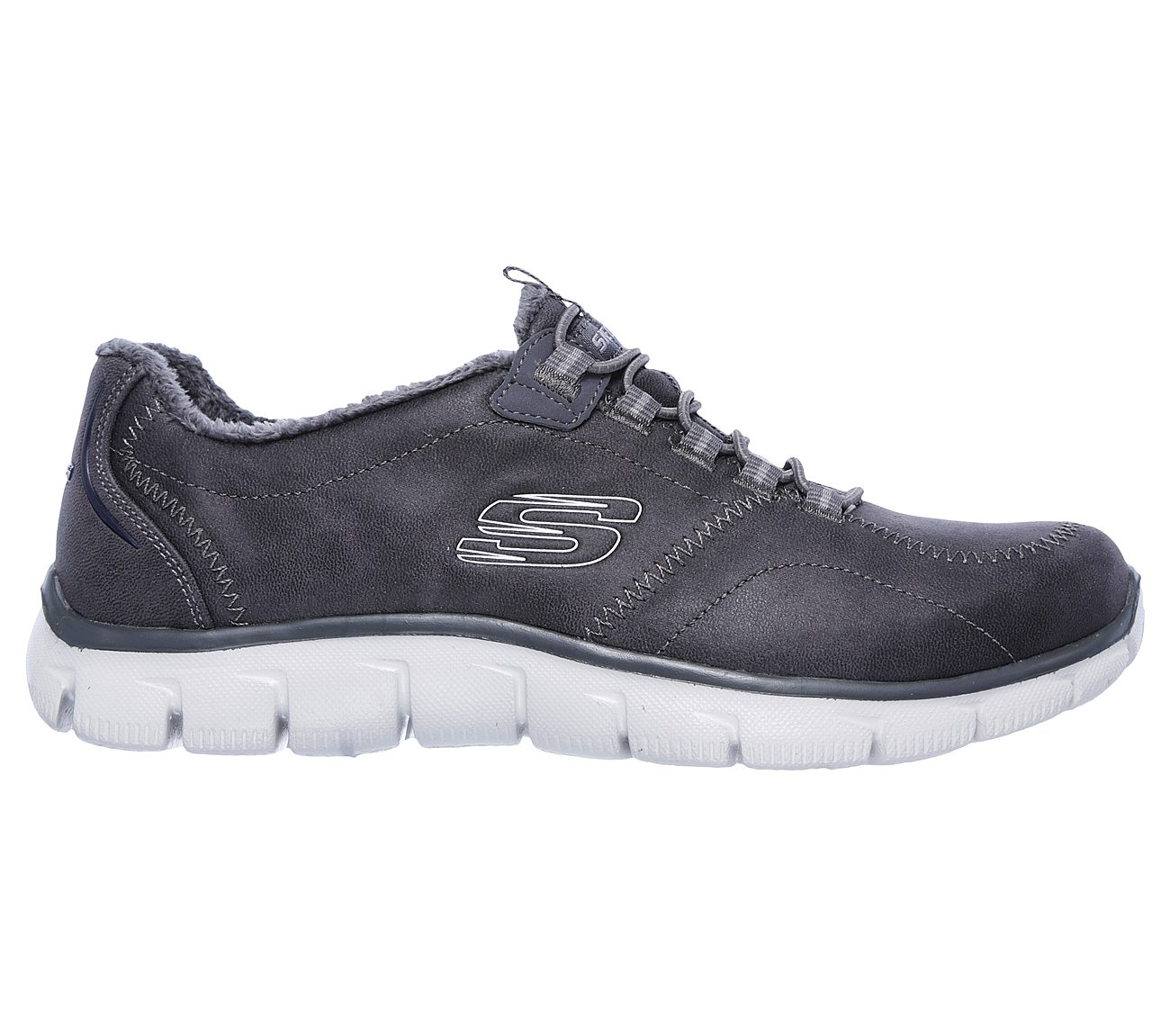 Skechers Women Relaxed Fit: Empire - Latest News Charcoal