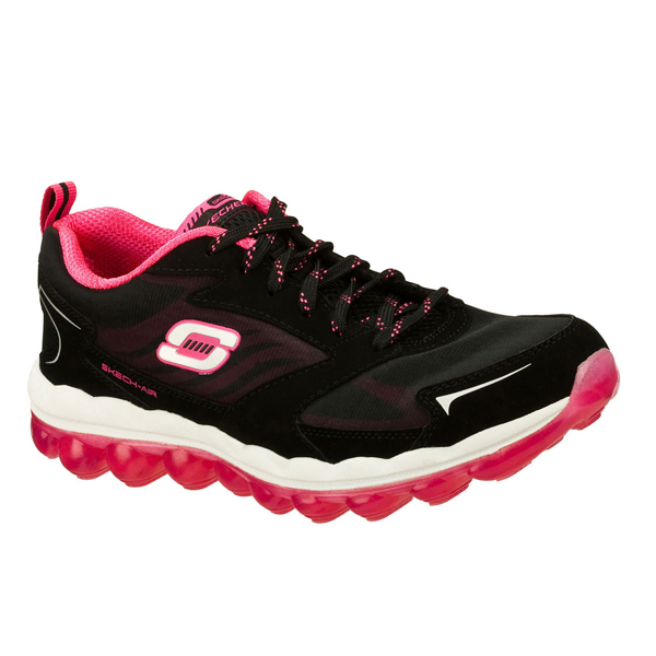 Skechers Women Skech-Air Black/Hot Pink