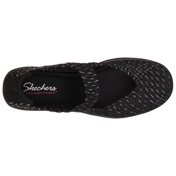 Skechers Women Parallel - Weave it be Black/Silver
