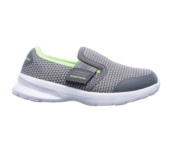Skechers Boys Skech Stepz - Power Stride Charcoal/Lime