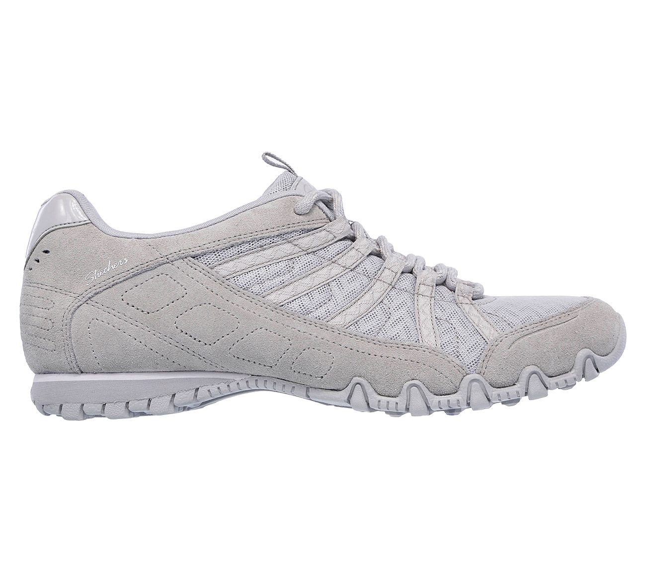 Skechers Women Relaxed Fit: Bikers - Commotion Gray