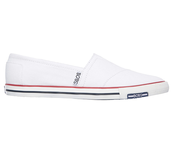 Skechers Women Bobs Lo-Topia - Pleasantville White/NavyR