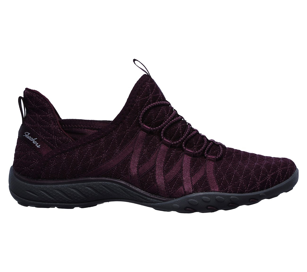 Skechers Women Relaxed Fit: Breathe Easy - Viva-City Burgundy