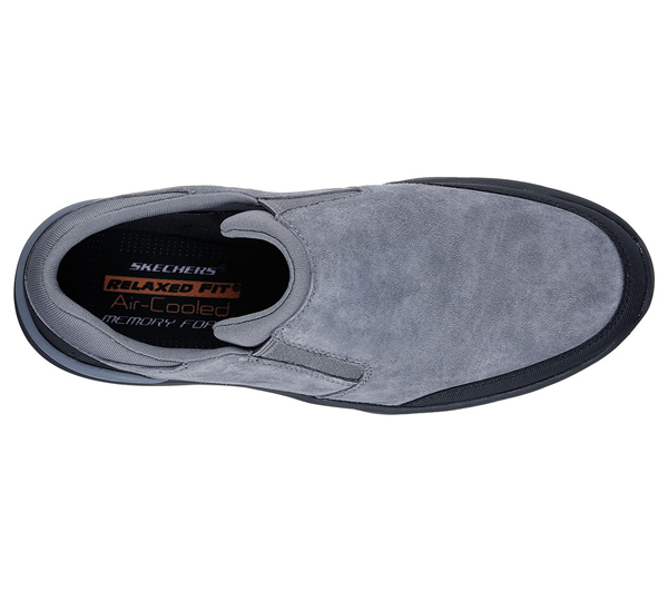 Skechers Men Relaxed Fit: Recent - Kendor Charcoal