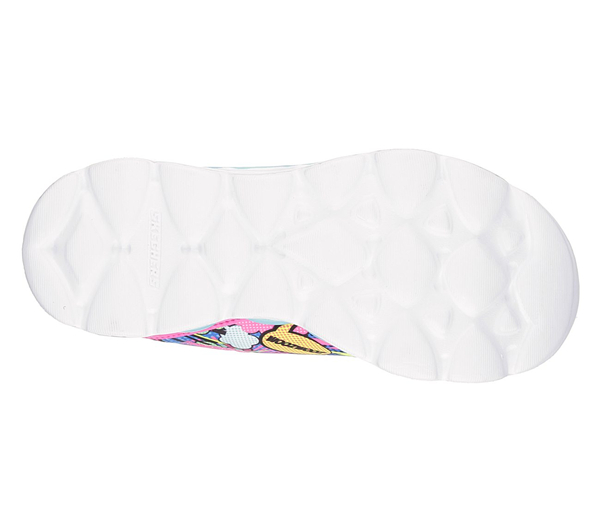 Skechers Girls S Lights: Lumi-Luxe Neon Pink/Multi