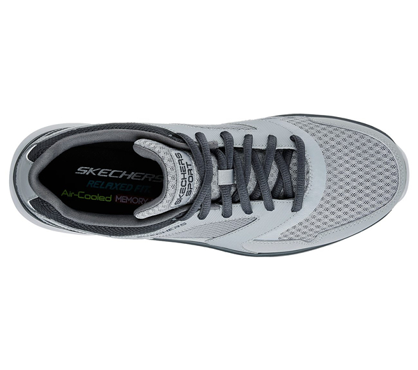 Skechers Men Relaxed Fit: Quantum Flex - Hudzick Gray/Charcoal