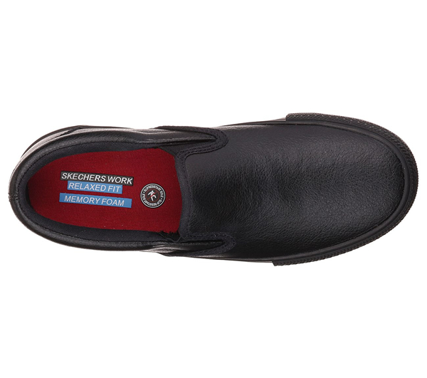 Skechers Women Work: Relaxed Fit Gibson - Brogna Black
