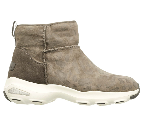 Skechers Women D'Lites Ultra - Leopard Charcoal