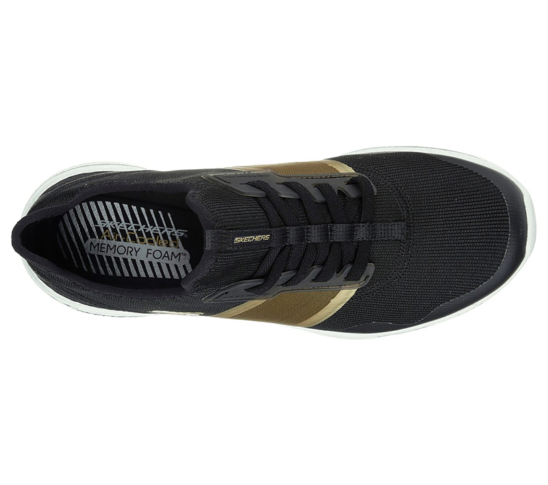 Skechers Women Burst 2.0 - Heart of Gold Black/Gold