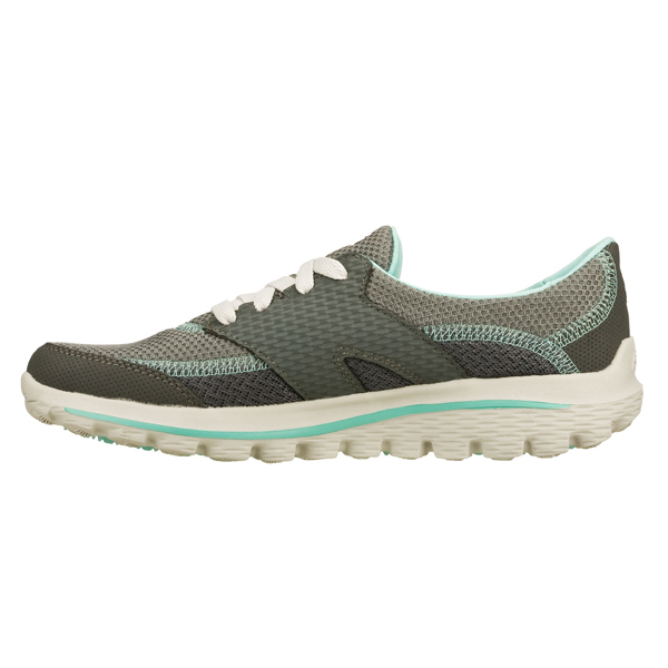 Skechers Women GOwalk 2 Golf - Fairway Charcoal/Blue