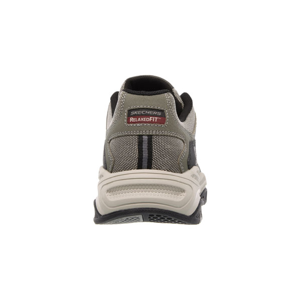 Skechers Men Extra Wide Fit (4E) Shoes - Cross Court TR Olive/Black