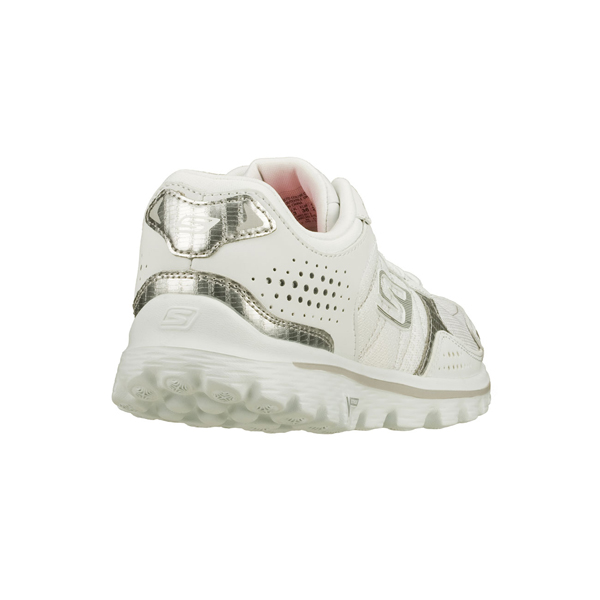 Skechers Women GOwalk 2 - Flash Furry White/Silver