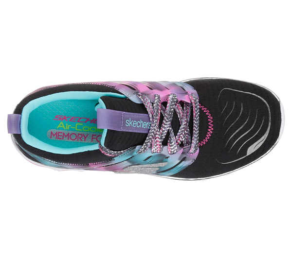 Skechers Girls Diamond Runner Black/Multi