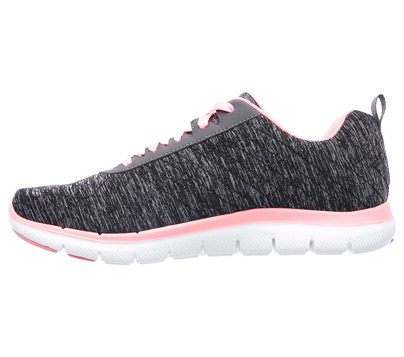 Skechers Women Flex Appeal 2.0 Black/Coral