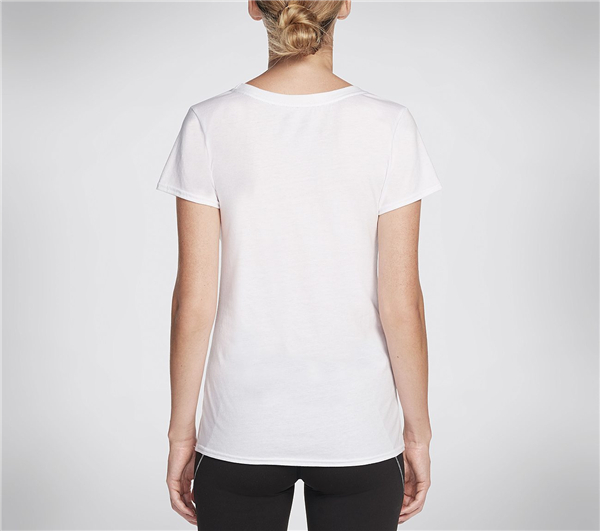 Skechers Women Loud and Proud Tee Shirt White