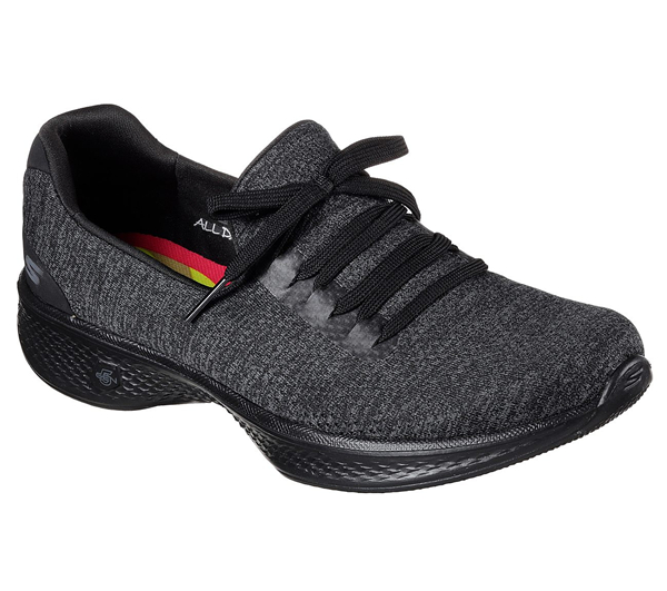 Skechers Women GOwalk 4 - All Day Comfort Black/Gray
