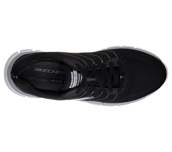 Skechers Men Skech-Flex 2.0 - Milwee Black/Gray