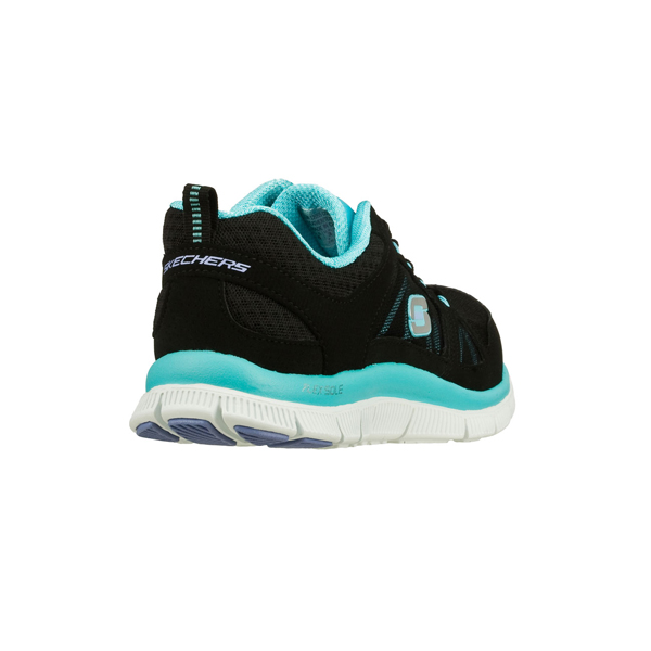Skechers Women Flex Appeal - Adaptable Black/Turquoise